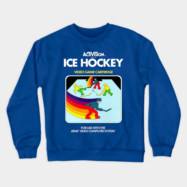 Ice Hockey Crewneck Sweatshirt by Snomad_Designs